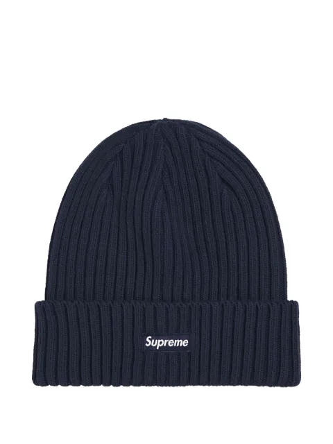 Supreme Overdyed ribbed beanie hat