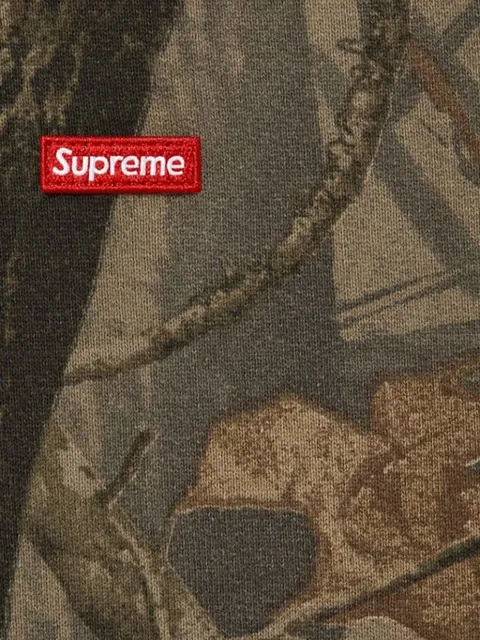 Supreme 스몰 박스 프린트 후드티
