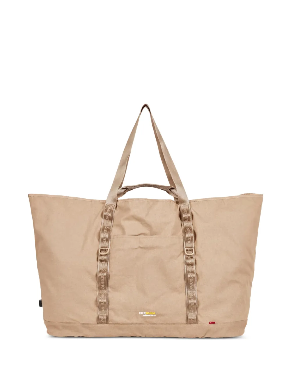 Supreme Shopper met logopatroon Beige