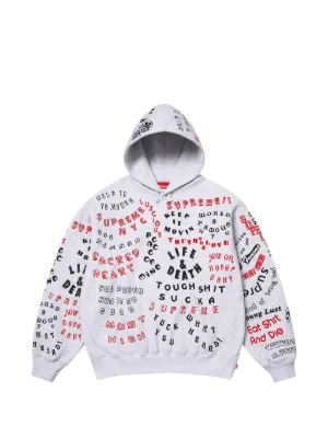 Supreme collage-embroidered Sweater | White | FARFETCH