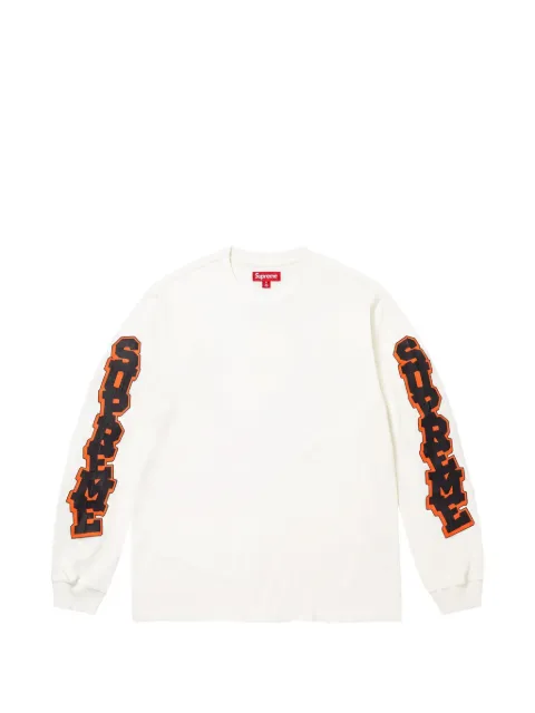 Supreme logo-print long-sleeve sweatshirt
