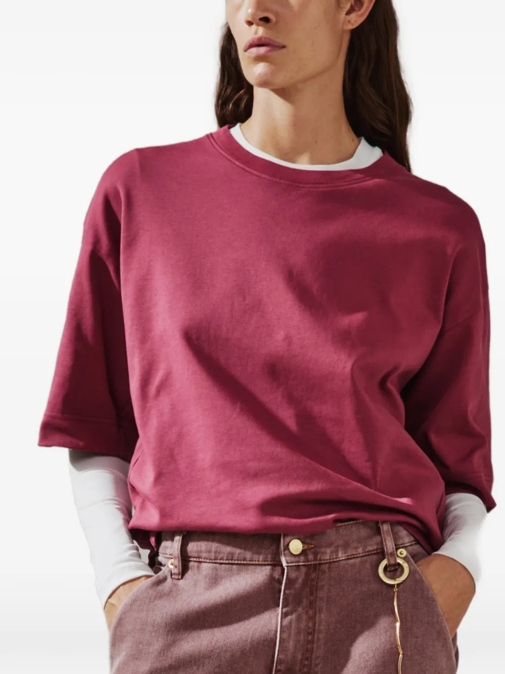Darkpark Smith Crew-neck T-shirt In Red