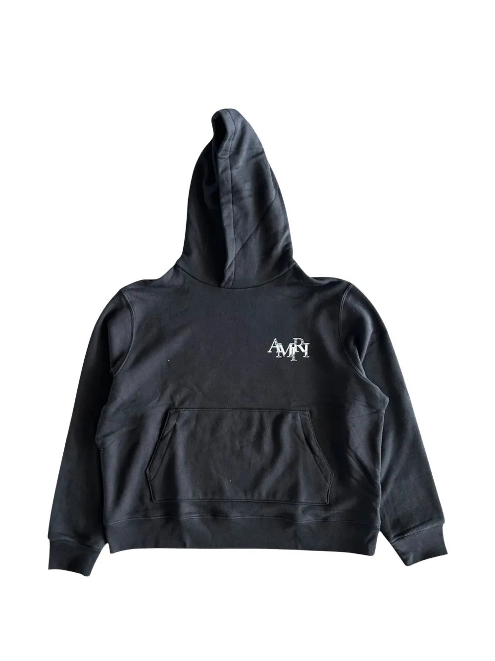 AMIRI chest logo hoodie - Nero