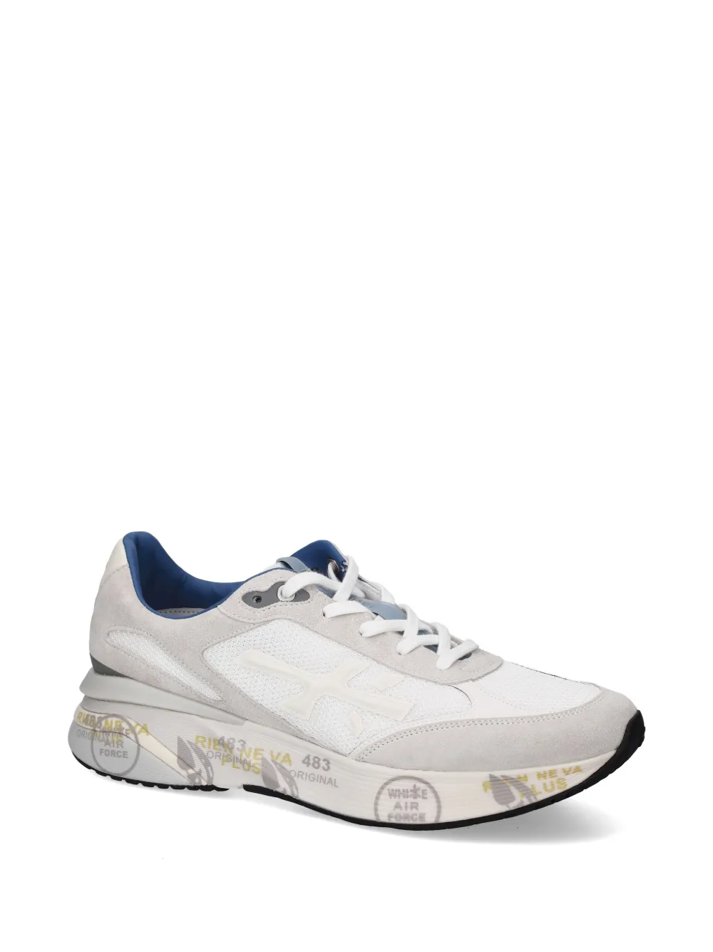 Premiata Moerun 8075 logo-print sneakers Grijs