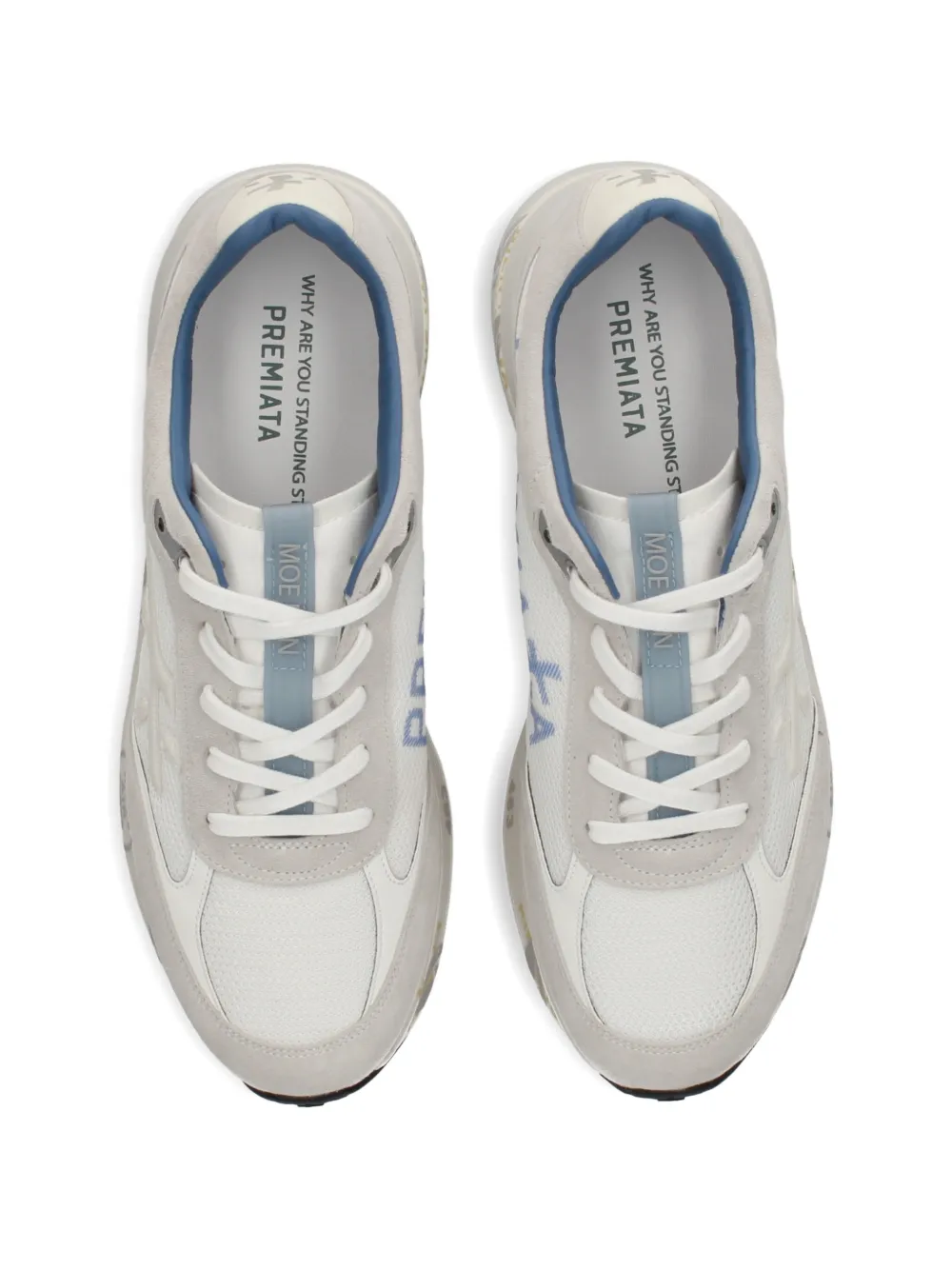 Premiata Moerun 8075 logo-print sneakers Grijs