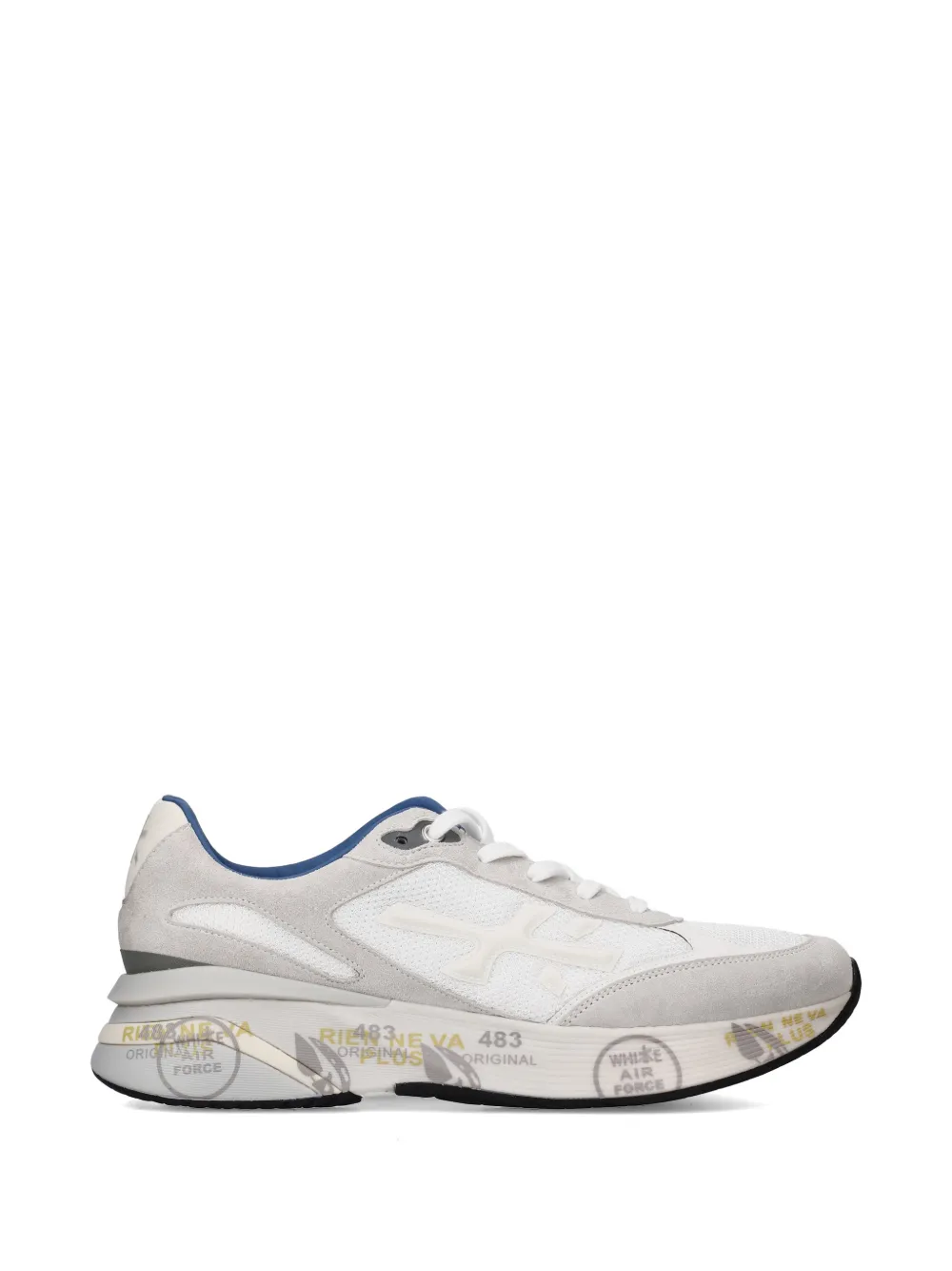 Premiata Moerun 8075 logo-print sneakers - Grigio
