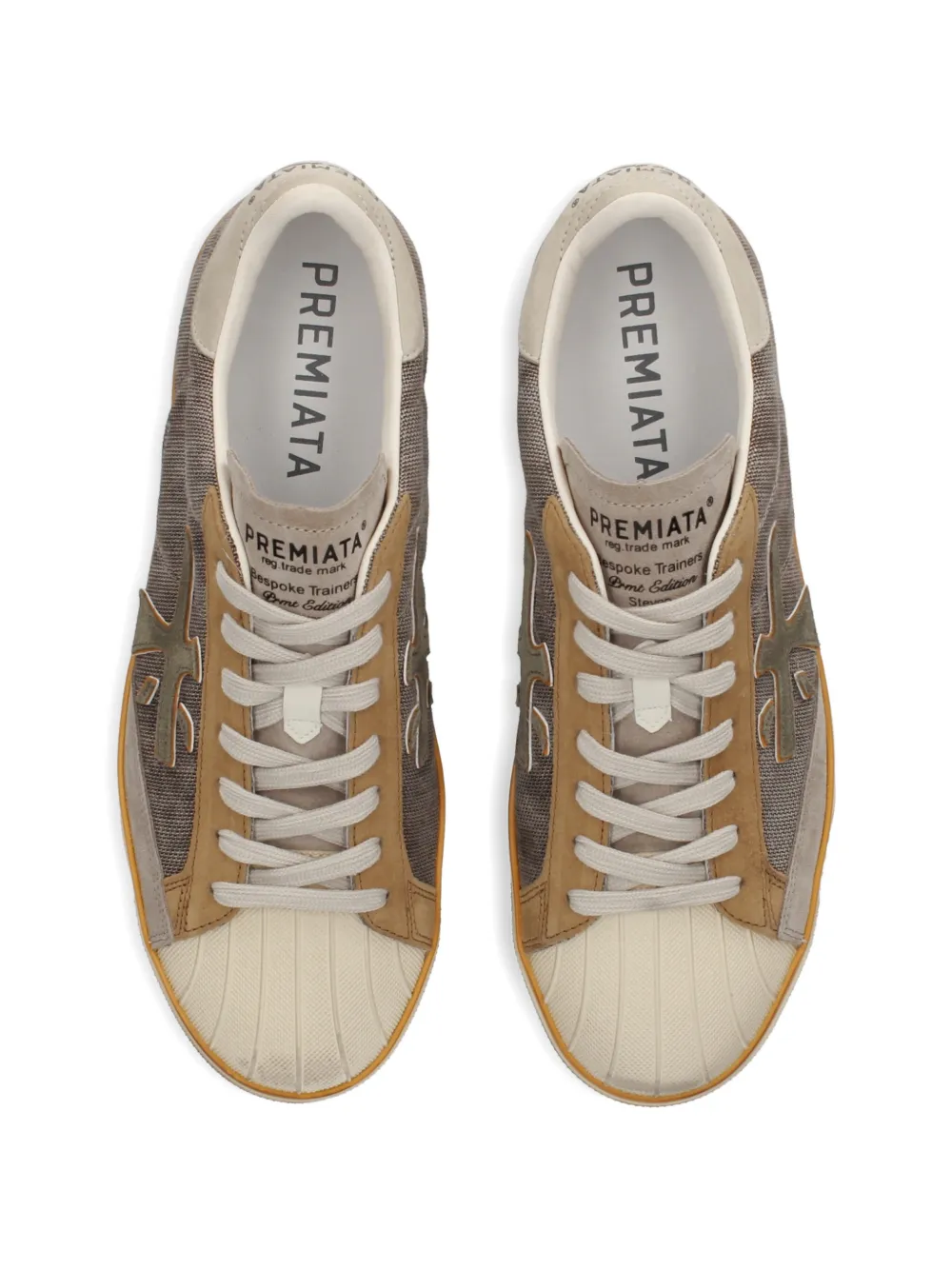 Premiata Steven 8051 panelled sneakers Bruin