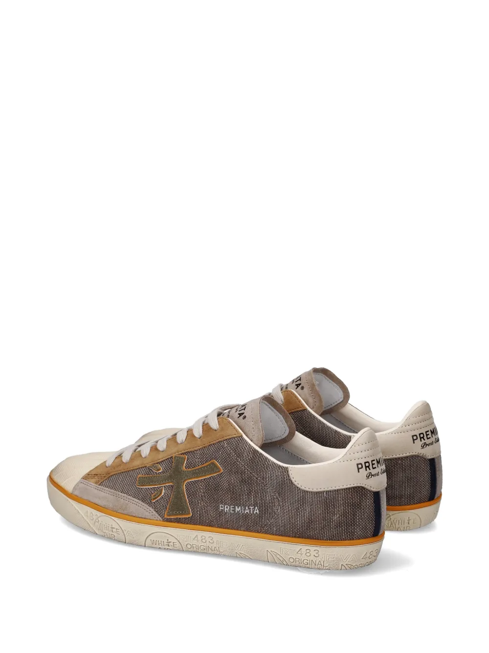 Premiata Steven 8051 panelled sneakers Bruin