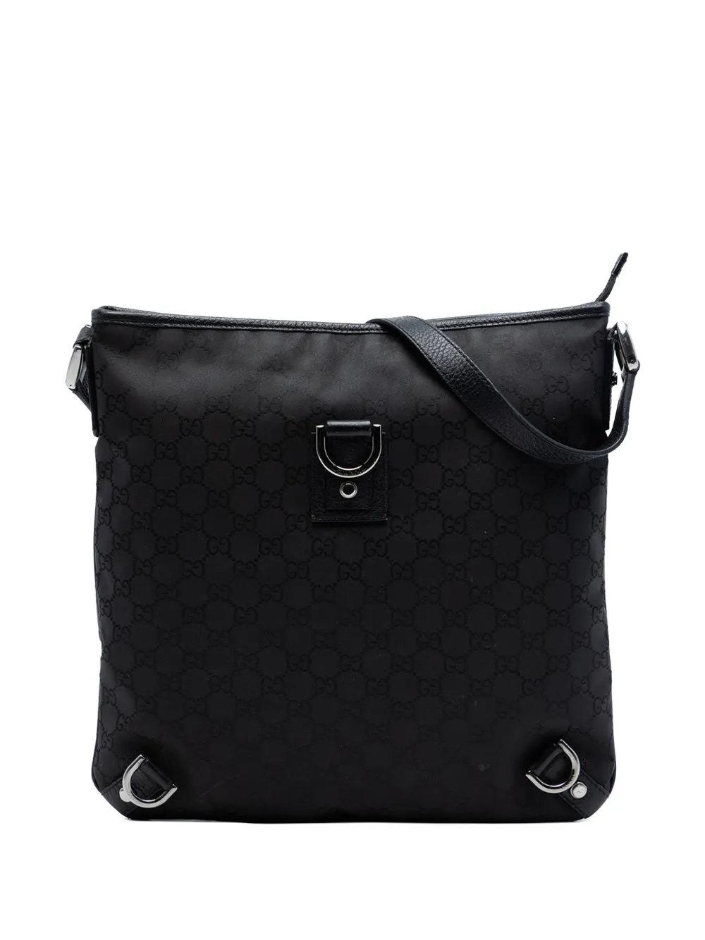 Gucci Pre-Owned 2016-2026 GG Canvas Abbey D Ring crossbody bag - Schwarz