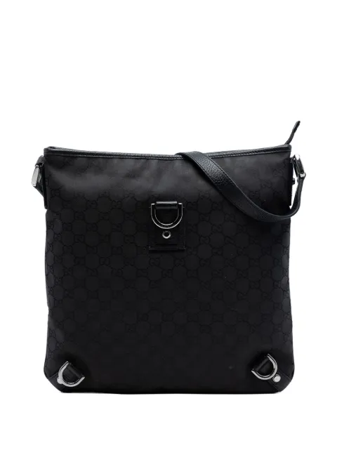 Gucci Pre-Owned 2016-2026 Abbey Umhängetasche aus GG-Canvas mit D-Ring