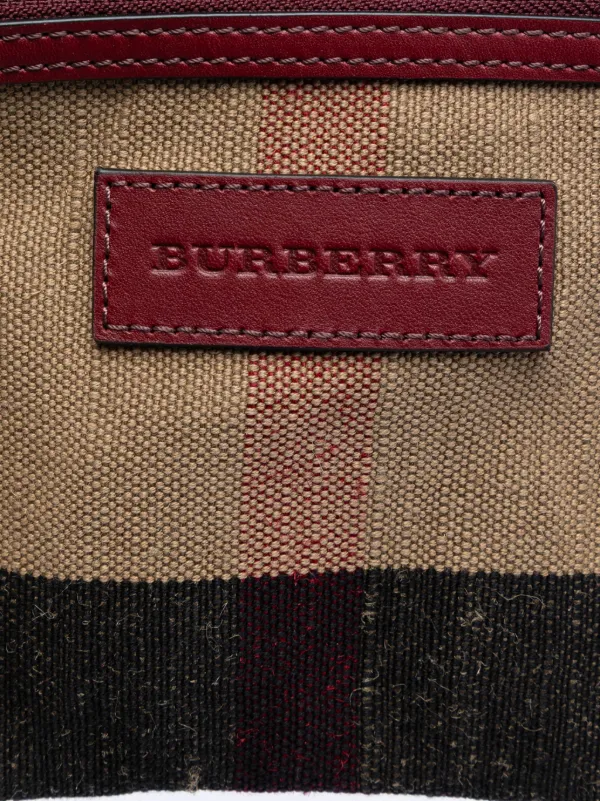 Burberry Pre-Owned 2000-2017 Mini Mega Check Canvas Ashby  display picture 2