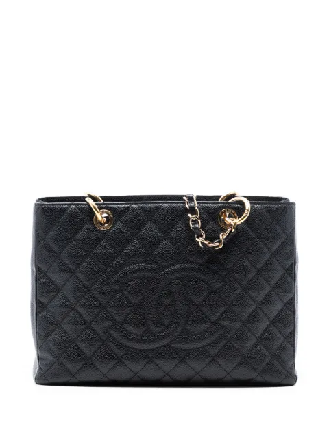 CHANEL Pre-Owned 2010-2011 Caviar Grand Shopping tote bag