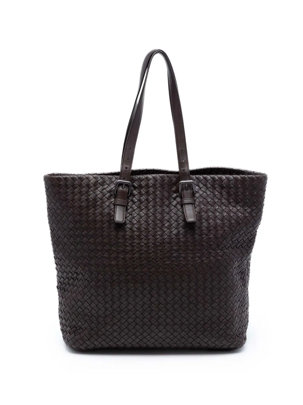 Bottega Veneta Pre-Owned 2011 Nappa Intrecciato Belt Strap tote bag - Marrone