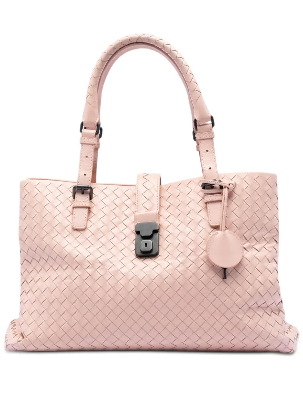 Bottega Veneta Pre-Owned 2012-2025 Medium Nappa Intrecciato Roma tote bag - Pink