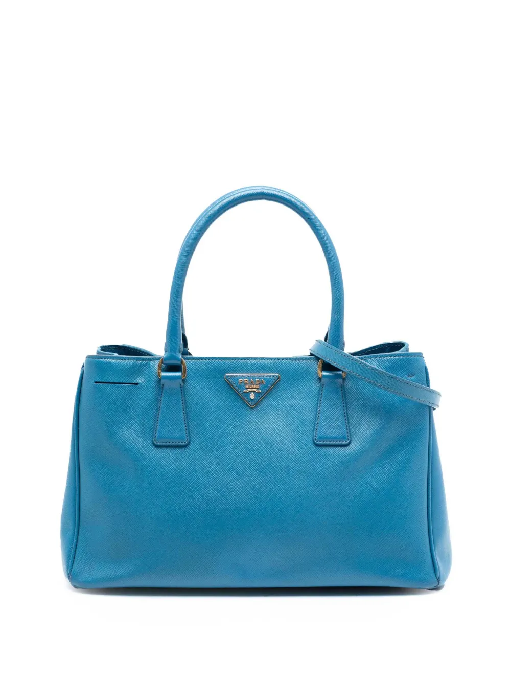 Prada Pre-Owned 2013-2025 Medium Saffiano Lux Galleria satchel - Blu