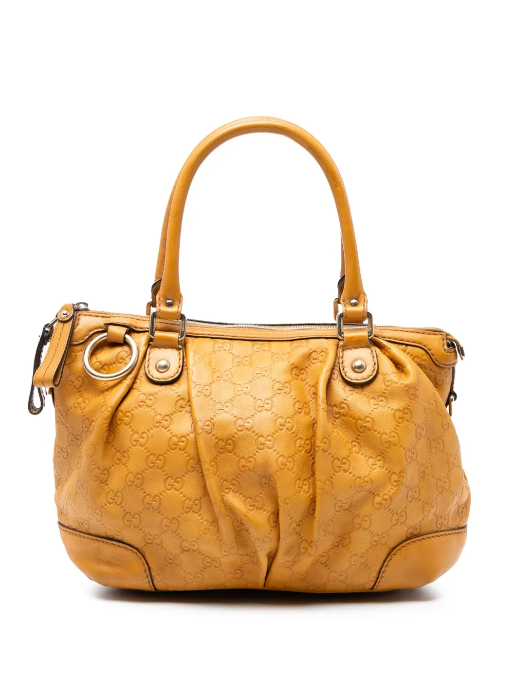 Gucci Pre-Owned 2016-2025 Guccissima Sukey satchel - Giallo