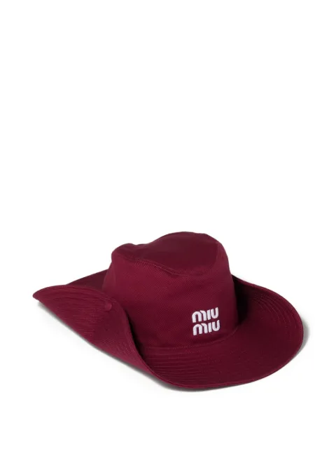 Miu Miu drill hat