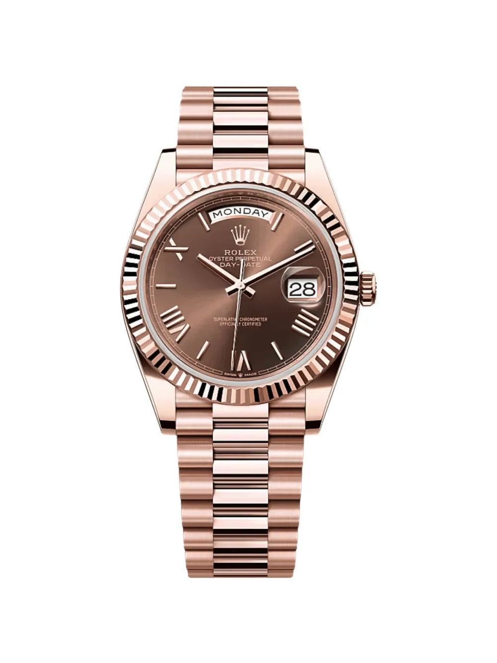 Rolex 2021 Day-Date 40mm watch - Braun