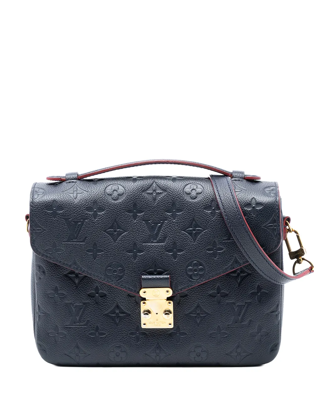 Louis Vuitton Pre-Owned 2018 Monogram Empreinte Pochette Metis satchel - Blu