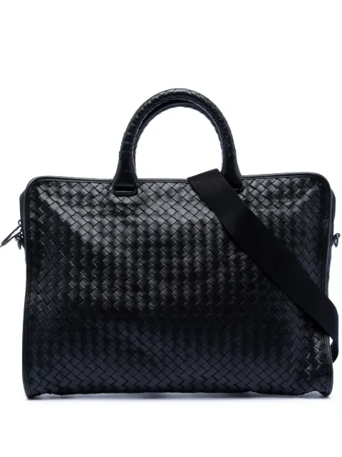 Bottega Veneta Pre-Owned bolso de mano de piel de napa con diseño Intrecciato 2012-2026