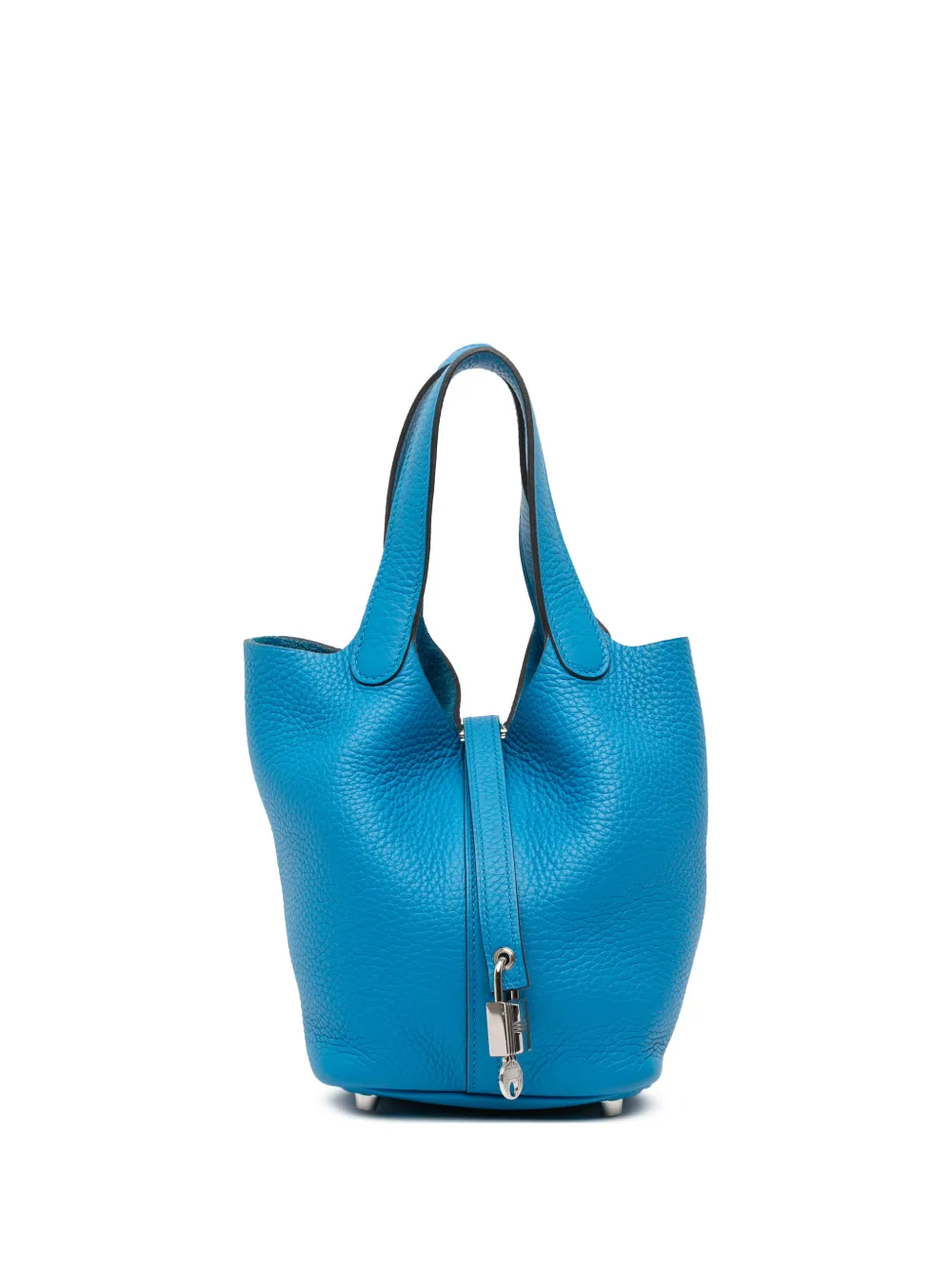 Hermès Pre-Owned 2017 Clemence Picotin Lock 18 handbag - Blu