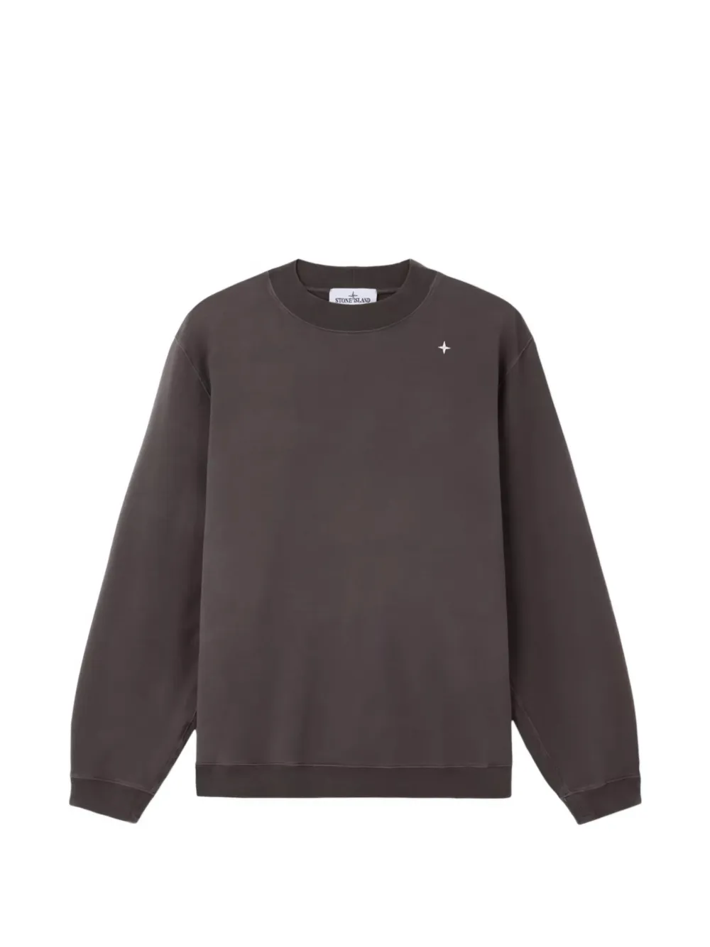 Stone Island crew-neck logo sweatshirt - Grigio