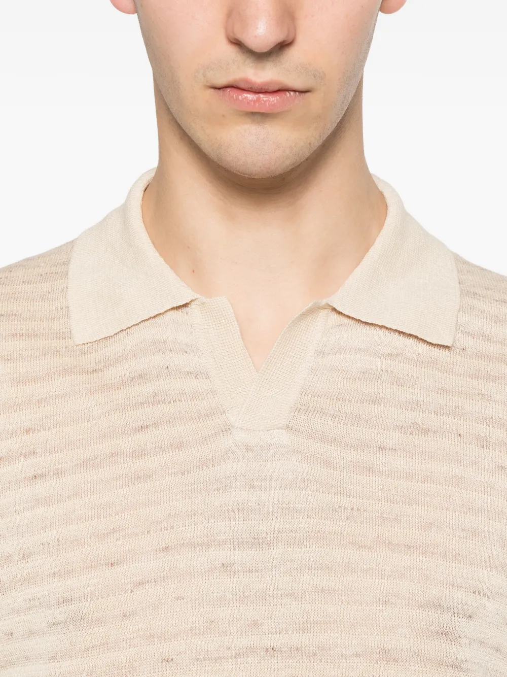 Roberto Collina Gestreept T-shirt Beige