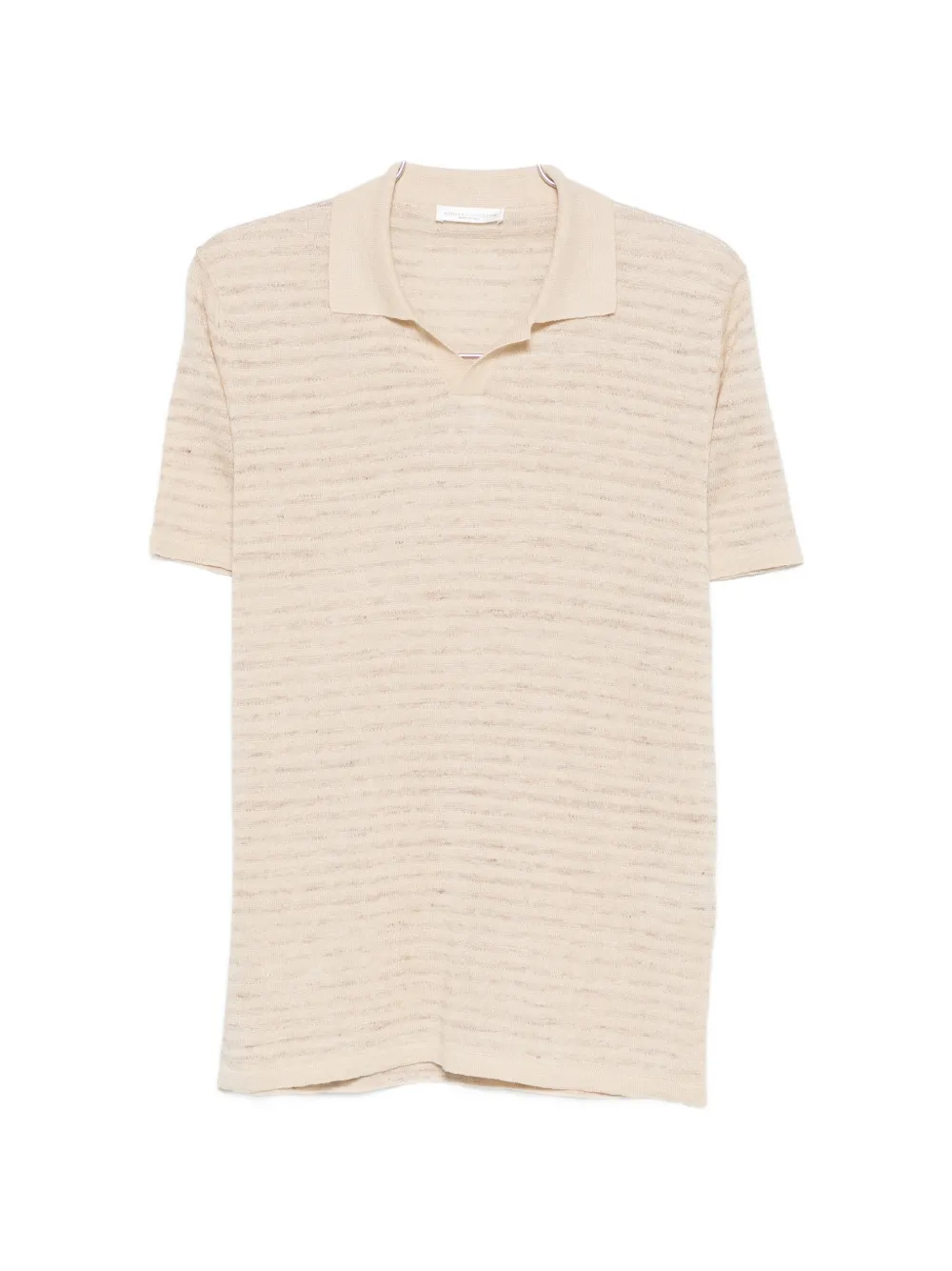 Roberto Collina stripe-pattern T-shirt - Nude