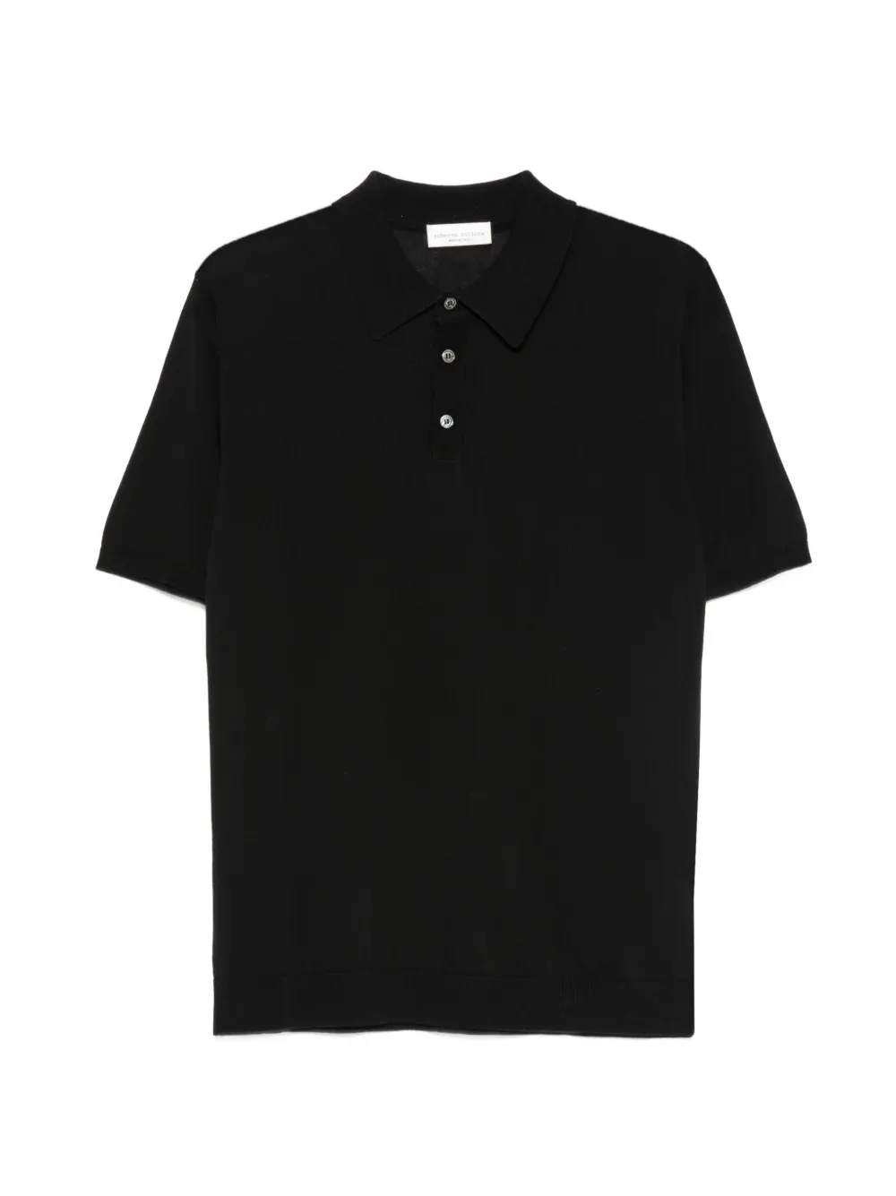 Roberto Collina short-sleeve polo shirt - Nero