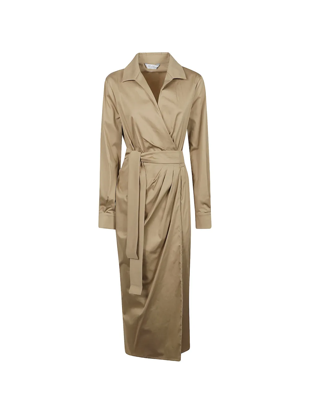 Max Mara belted midi dress - Neutrals