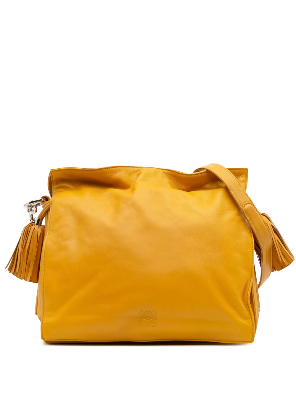Loewe Pre-Owned 2013 Nappa Flamenco Tassel 22 crossbody bag - Giallo