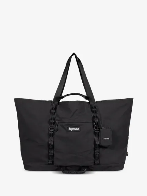 Supreme logo-tape tote bag