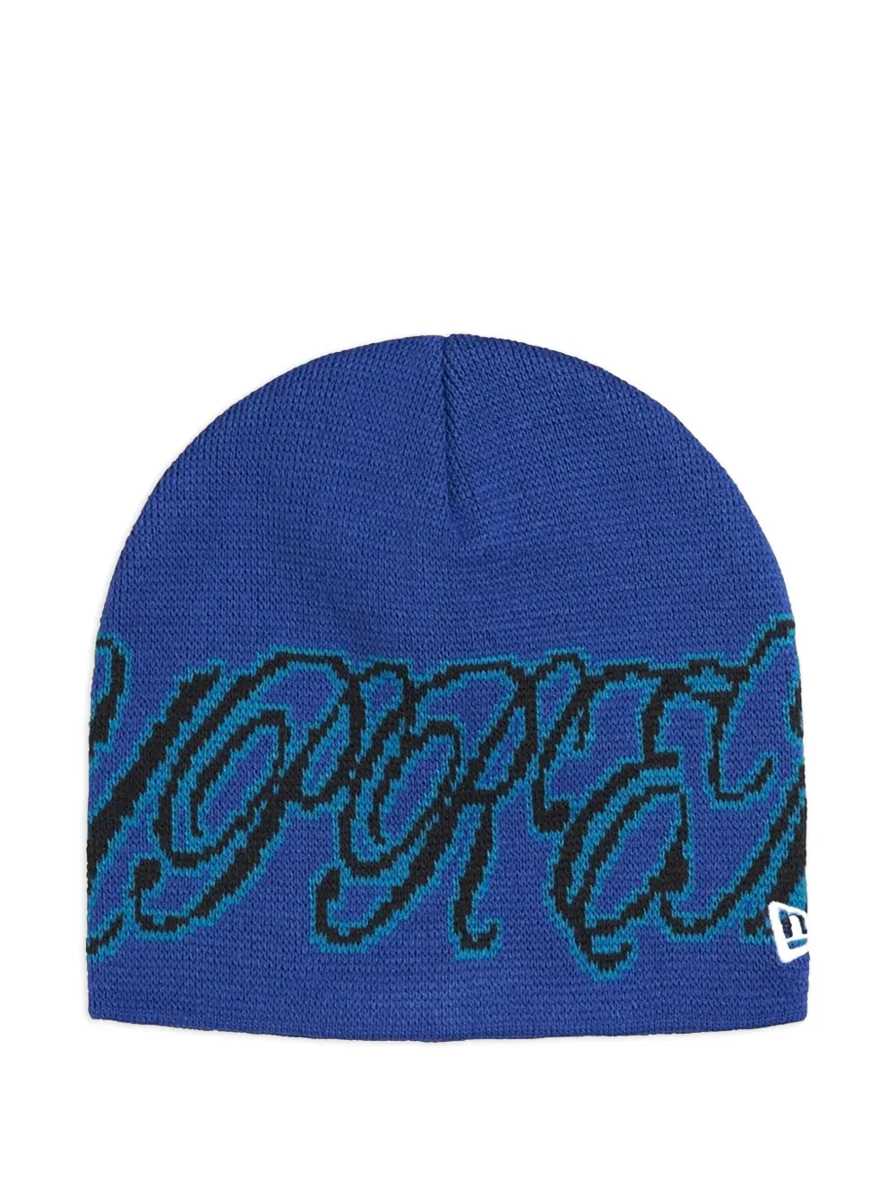 Supreme x New Era Cursive Beanie Hat | Blue | FARFETCH AO