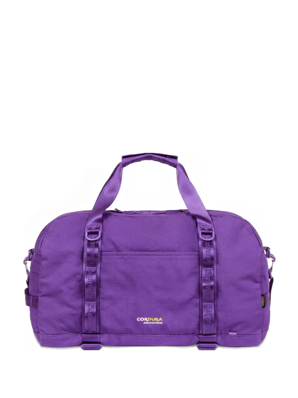 Supreme logo-patch duffle bag - Viola