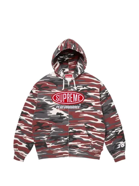 Supreme Performance camouflage-print zip-up hoodie