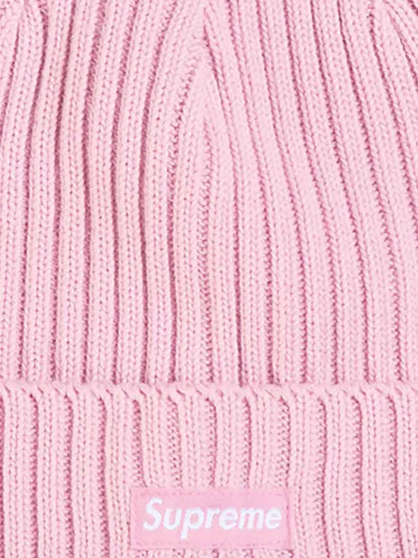 Supreme Overdyed Beanie Hat | Pink | FARFETCH IN