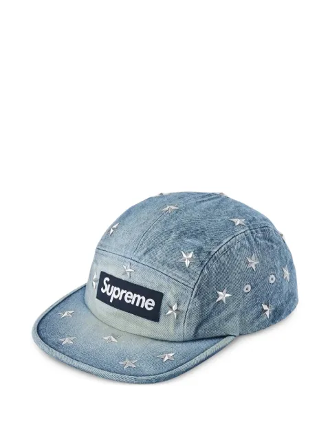 Supreme star-studded denim baseball cap