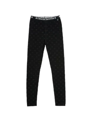 Chrome Hearts logo-detail Leggings | Black | FARFETCH