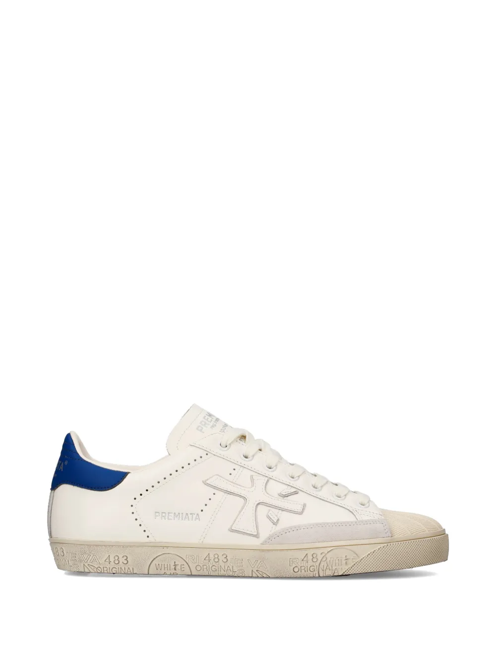 Premiata Steven 8046 perforated sneakers - Bianco
