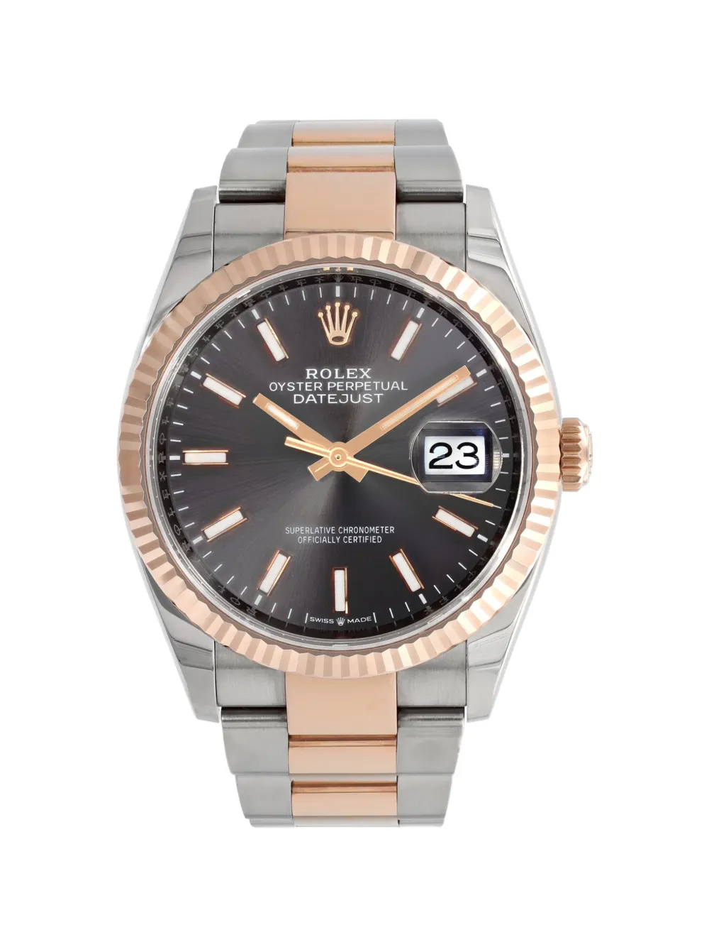 Rolex Oyster Perpetual Datejust 36mm Watch In Gold