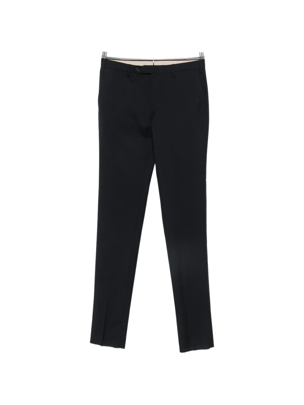 Incotex slim-fit wool trousers - Nero
