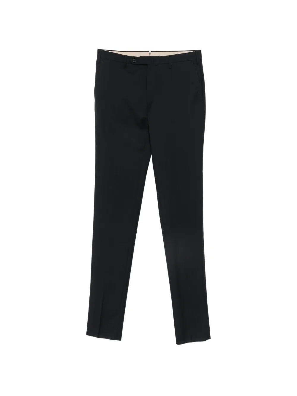 Incotex slim-fit wool trousers - Nero