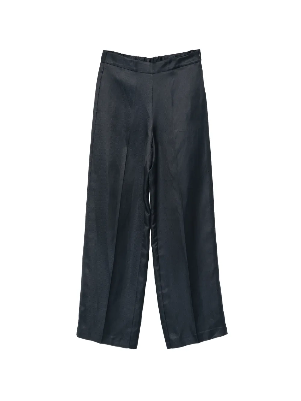 Liviana Conti pressed-crease wide-leg trousers - Blu