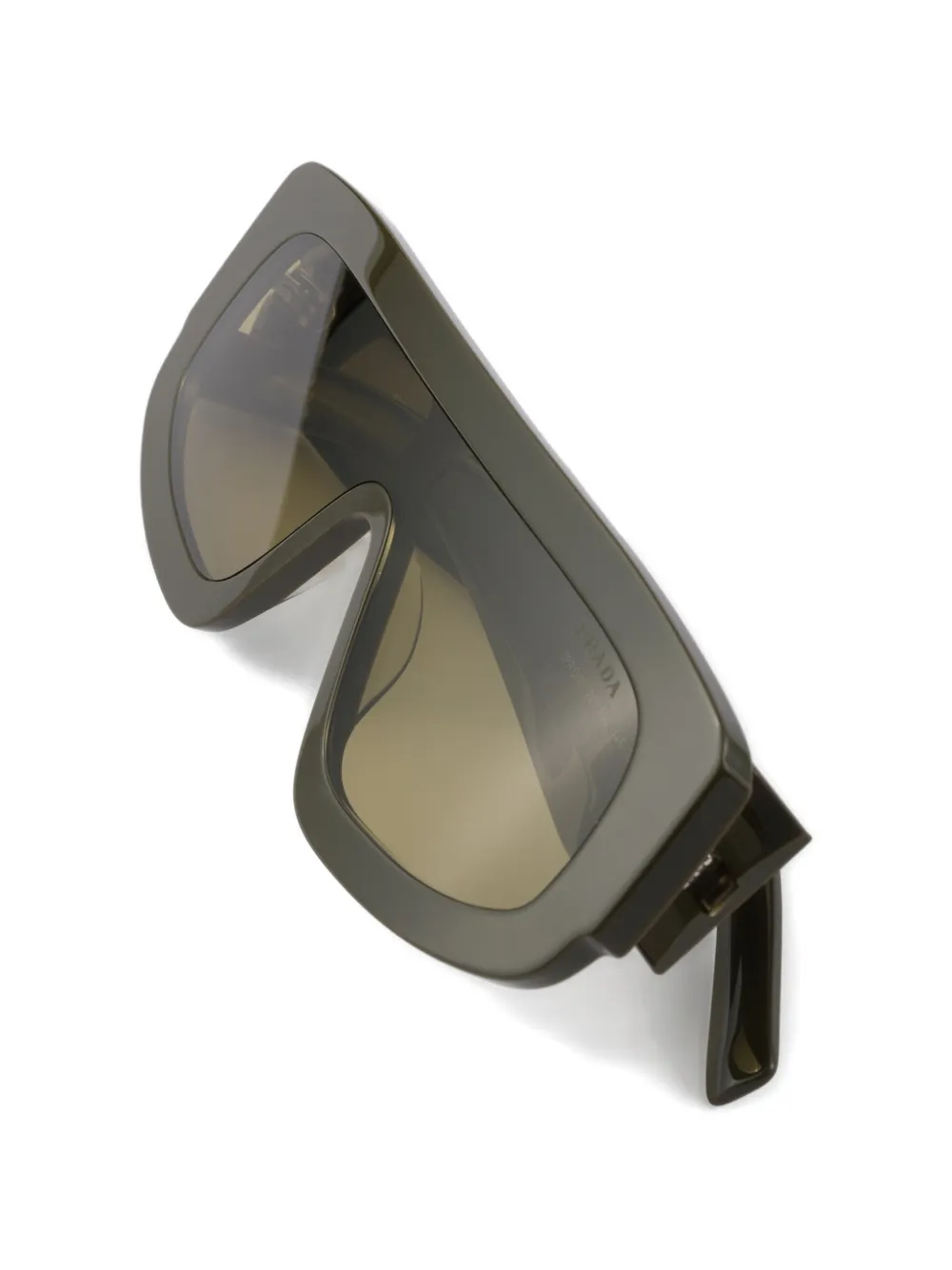 Prada Eyewear トライアングルロゴ サングラス | グリーン | FARFETCH JP