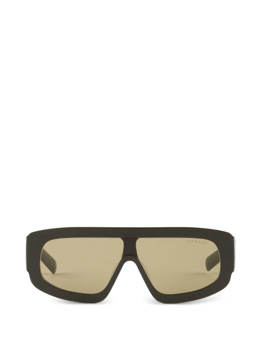 Prada Eyewear sunglasses with triangle logo - Verde