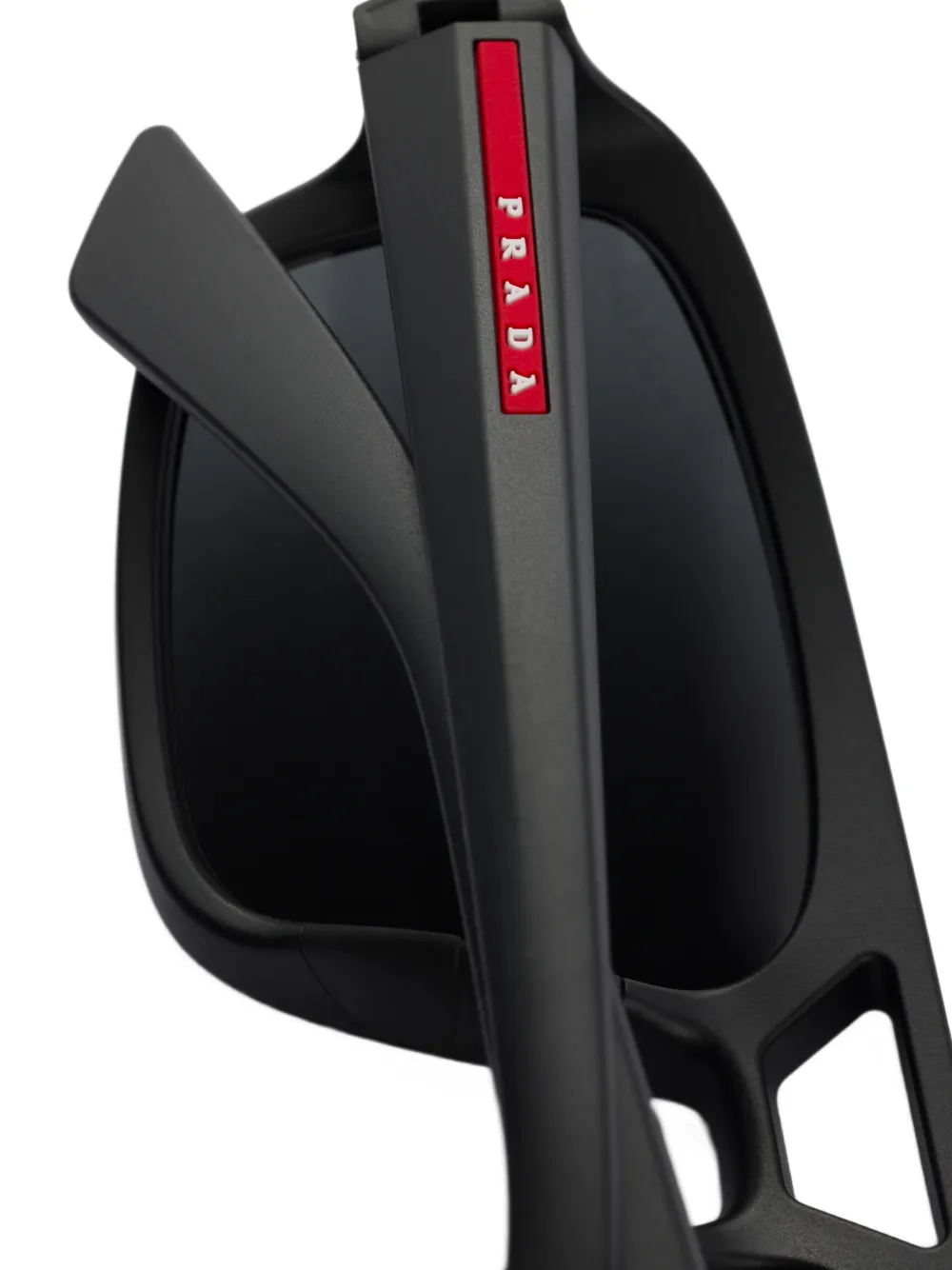 Prada Eyewear Linea Rossa zonnebril Zwart