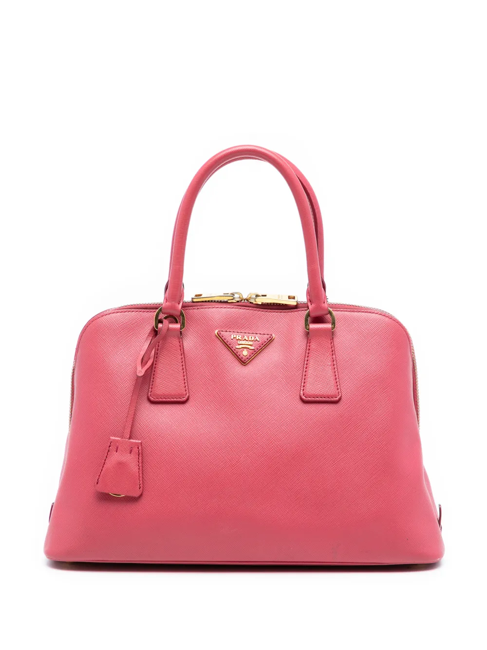 Prada Pre-Owned 2000-2025 Medium Saffiano Lux Promenade satchel - Rosa