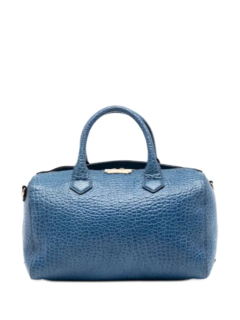 Burberry Pre-Owned 2000-2017 medium Alchester tas van bewerkt kalfsleer