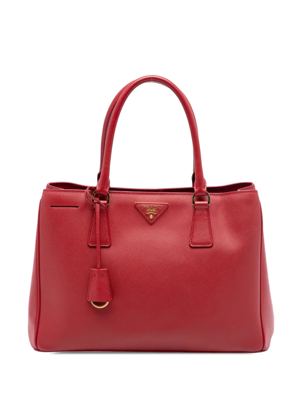 Prada Pre-Owned 2010-2026 Medium Saffiano Lux Galleria satchel - Rosso