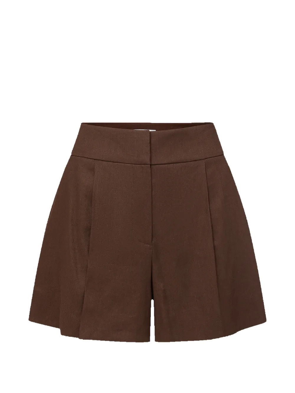Veronica Beard Haina pleated shorts - Marrone